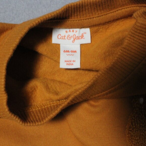 Cat & Jack Baby 2-Piece Set Bear Pullover & Jeans Outfit 6–9 Months - Picture 6 of 10